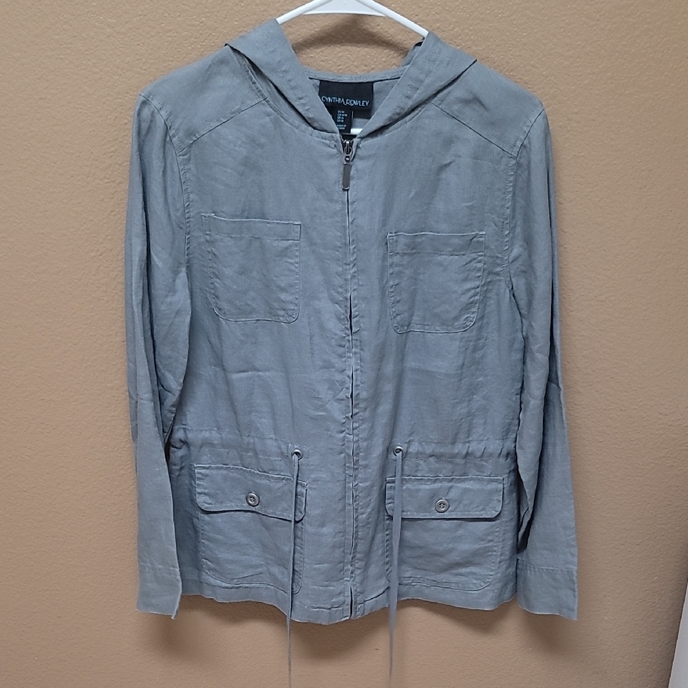 Cynthia Rowley Gray Utility Jacket 🩶
